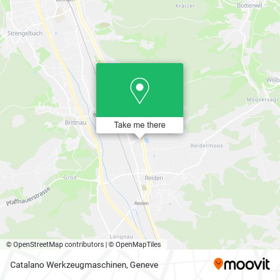 Catalano Werkzeugmaschinen map