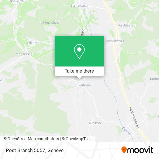 Post Branch 5057 map