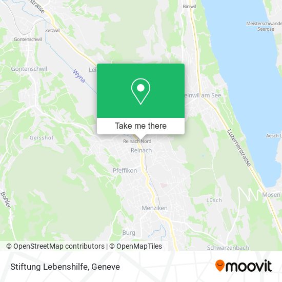 Stiftung Lebenshilfe map