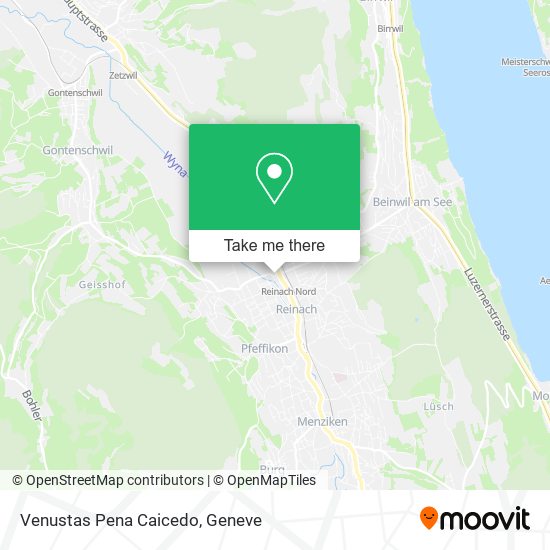 Venustas Pena Caicedo map