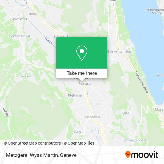 Metzgerei Wyss Martin map