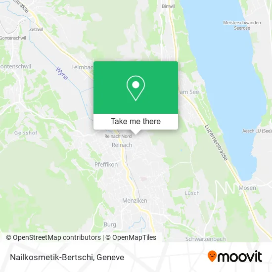 Nailkosmetik-Bertschi map