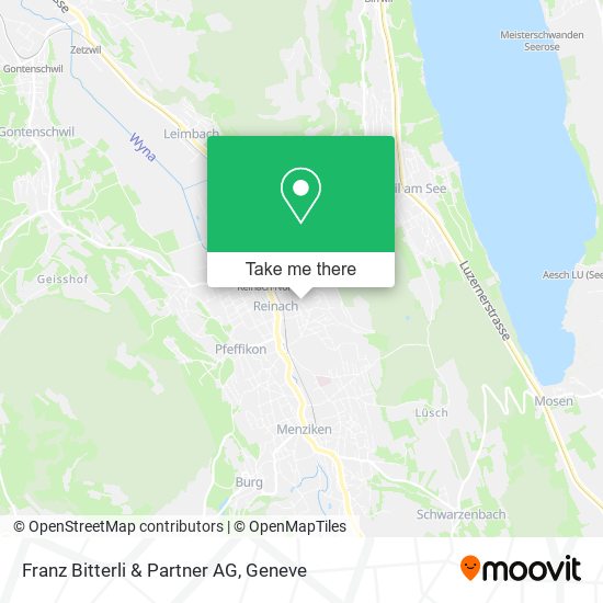 Franz Bitterli & Partner AG map