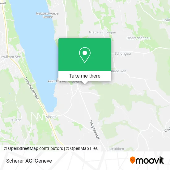 Scherer AG map