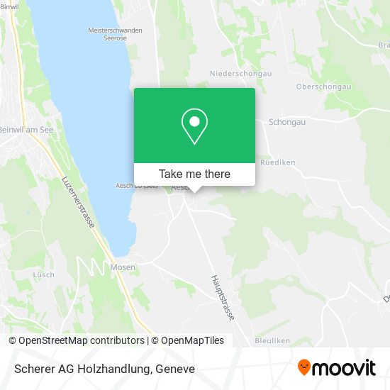 Scherer AG Holzhandlung plan