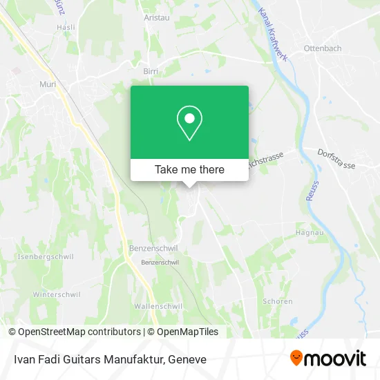 Ivan Fadi Guitars Manufaktur map