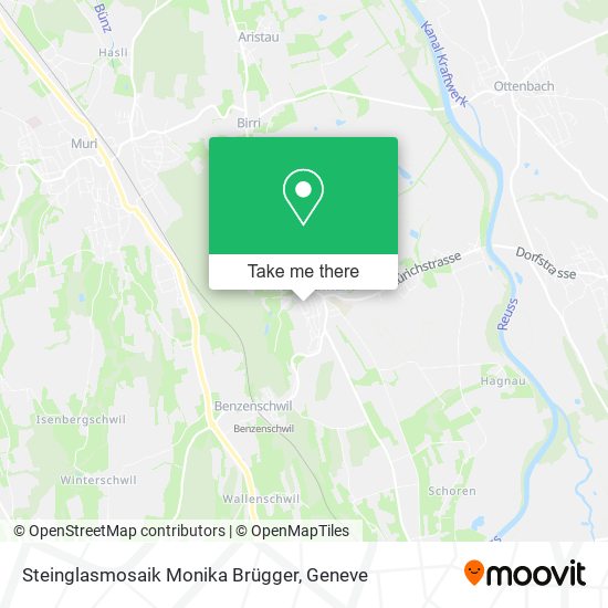 Steinglasmosaik Monika Brügger map