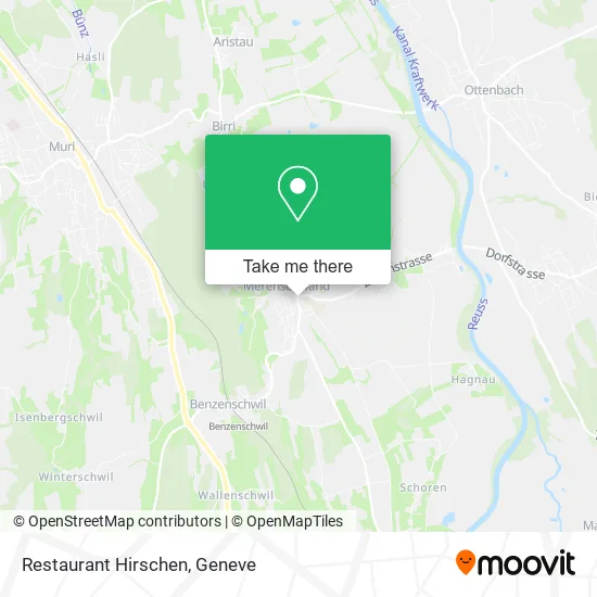 Restaurant Hirschen map