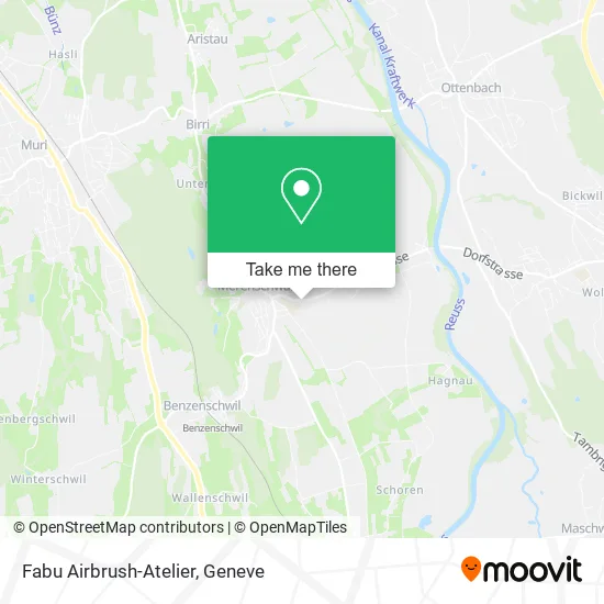 Fabu Airbrush-Atelier map