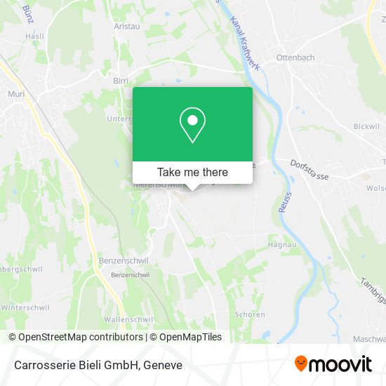 Carrosserie Bieli GmbH map