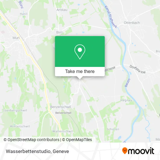 Wasserbettenstudio map