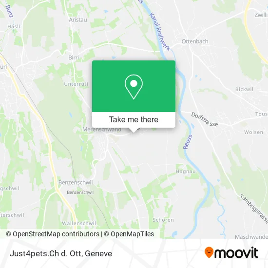 Just4pets.Ch d. Ott map