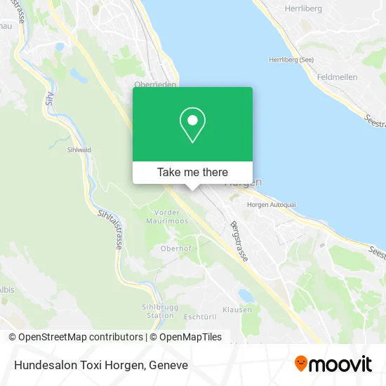 Hundesalon Toxi Horgen map