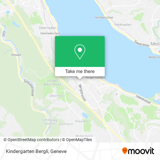 Kindergarten Bergli map