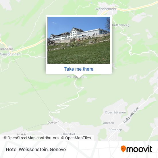 Hotel Weissenstein map