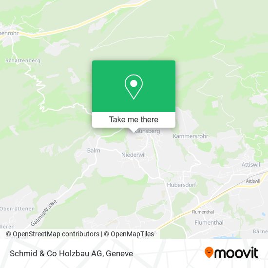 Schmid & Co Holzbau AG map