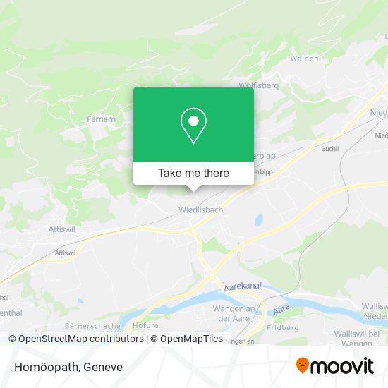 Homöopath map