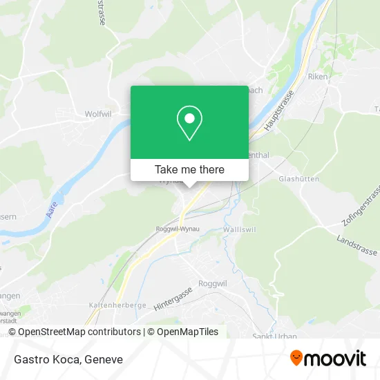 Gastro Koca map