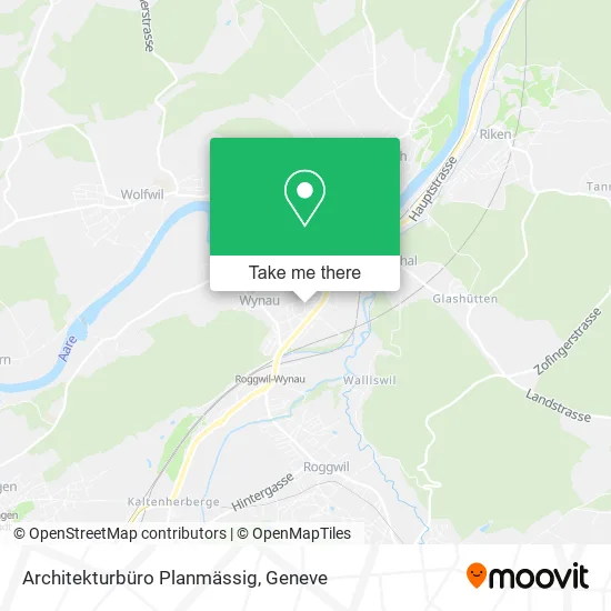 Architekturbüro Planmässig map