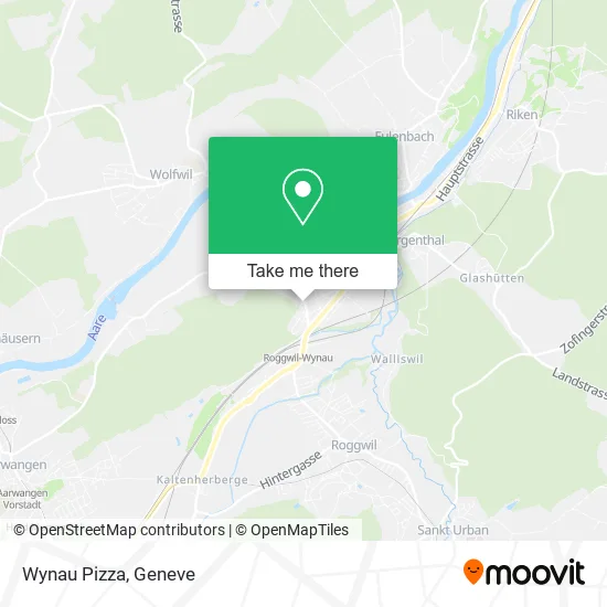Wynau Pizza map