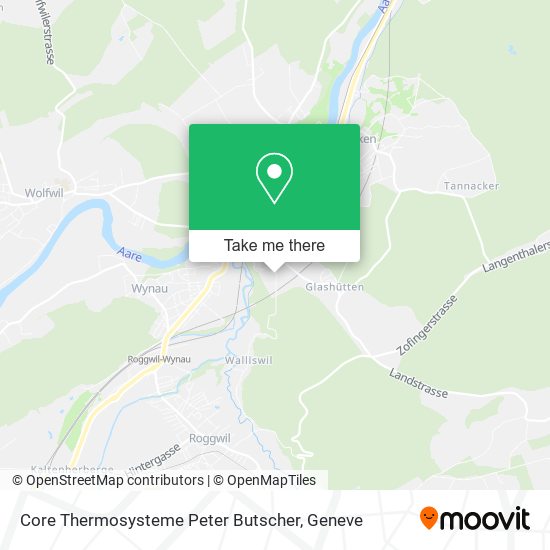 Core Thermosysteme Peter Butscher map