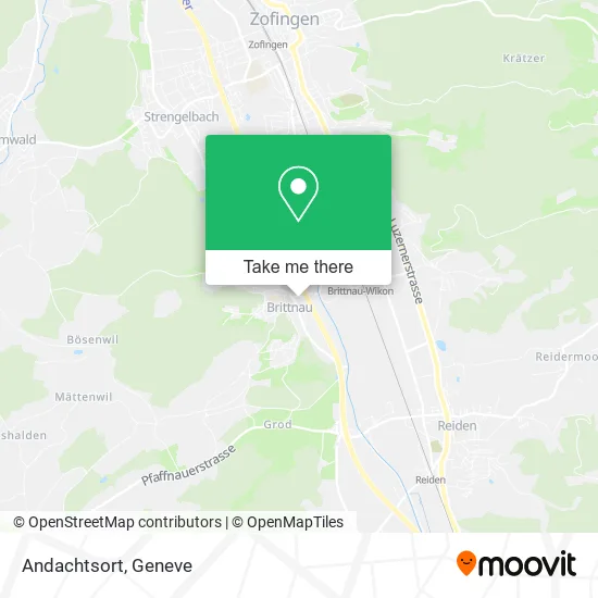 Andachtsort map