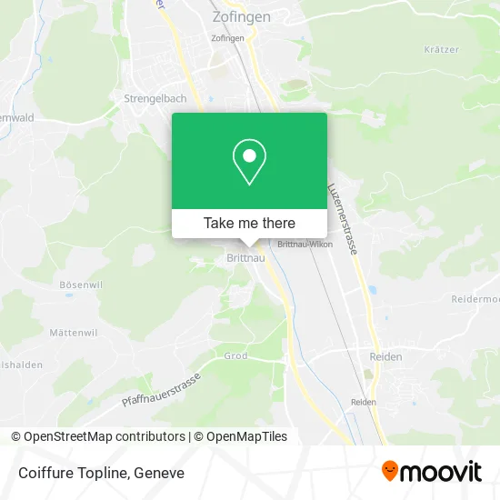 Coiffure Topline map