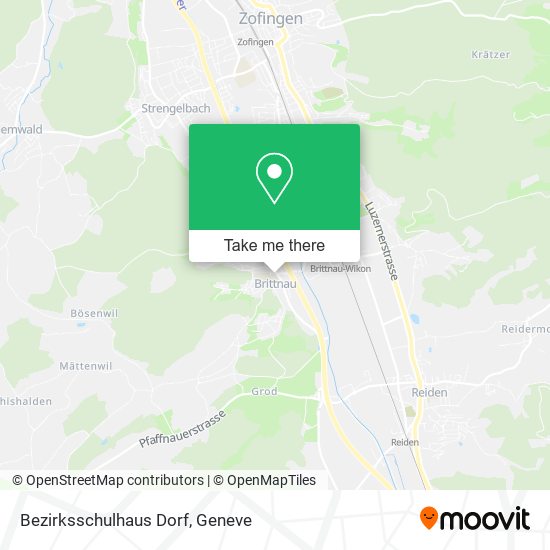 Bezirksschulhaus Dorf map