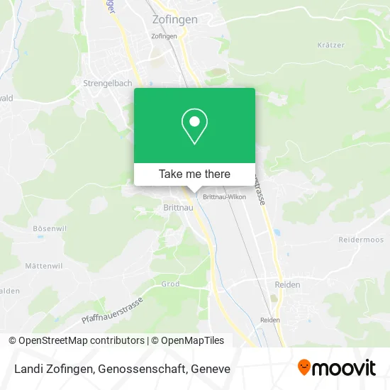 Landi Zofingen, Genossenschaft map