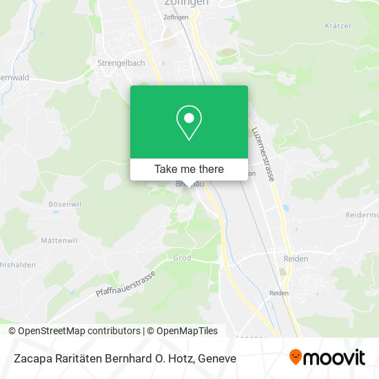 Zacapa Raritäten Bernhard O. Hotz map