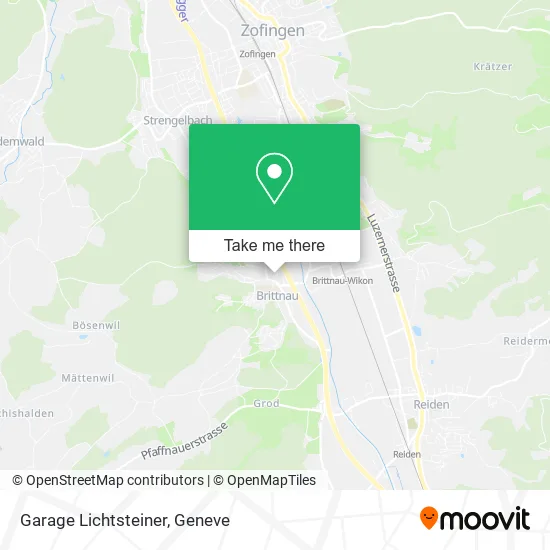 Garage Lichtsteiner map