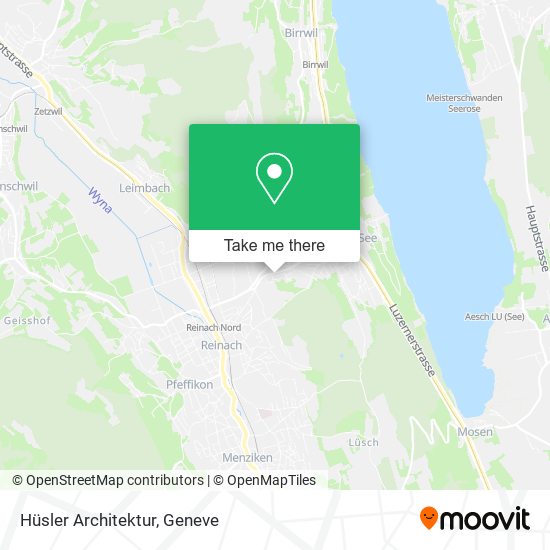 Hüsler Architektur map
