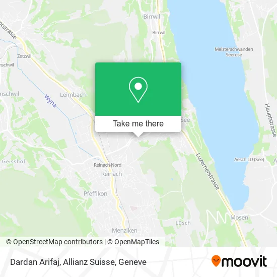 Dardan Arifaj, Allianz Suisse map