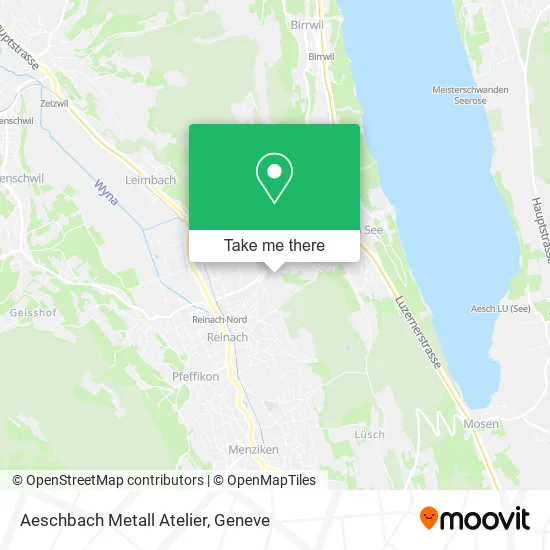 Aeschbach Metall Atelier map