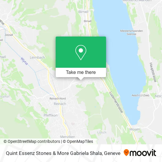 Quint Essenz Stones & More Gabriela Shala map