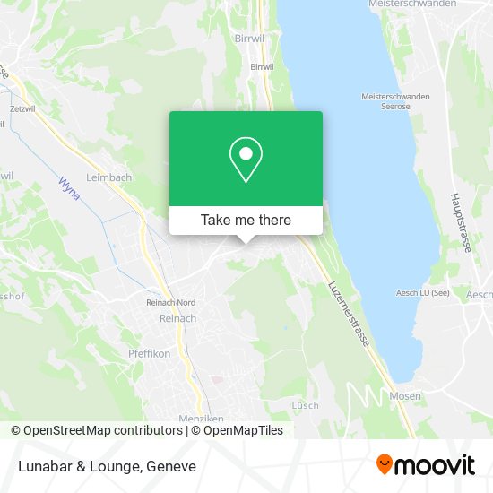 Lunabar & Lounge map
