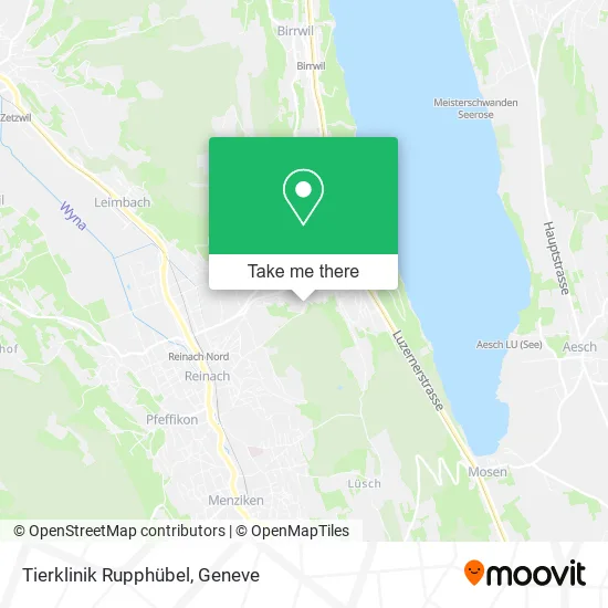 Tierklinik Rupphübel map