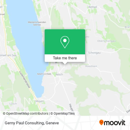 Gerny Paul Consulting map