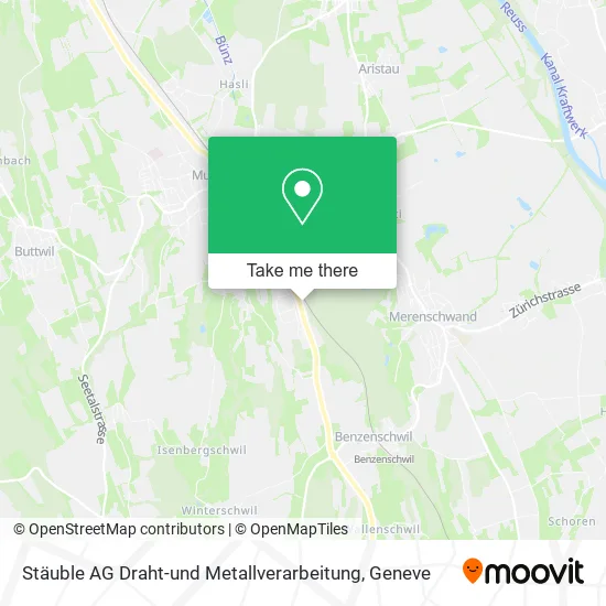 Stäuble AG Draht-und Metallverarbeitung map