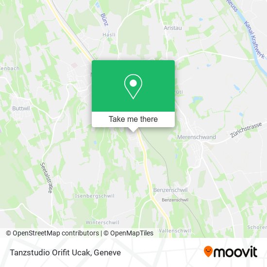 Tanzstudio Orifit Ucak map
