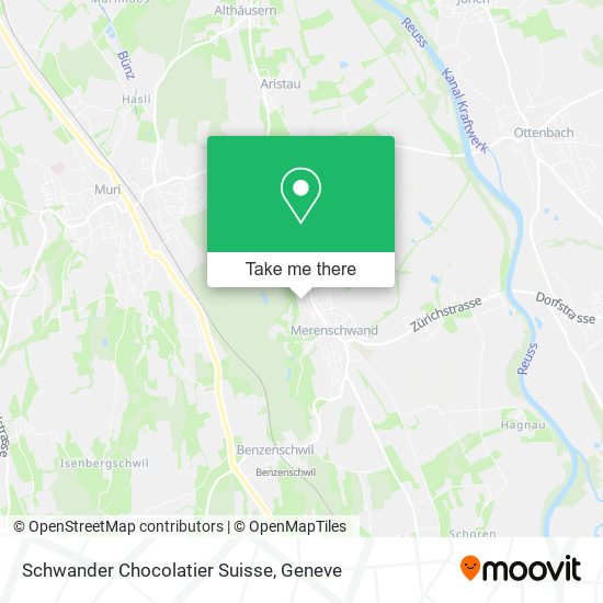 Schwander Chocolatier Suisse map