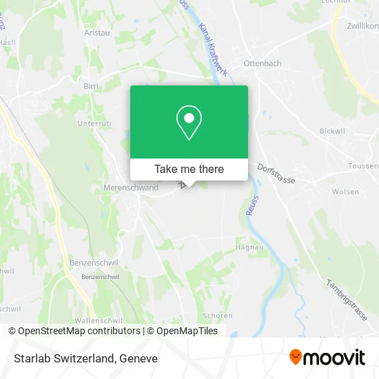 Starlab Switzerland map