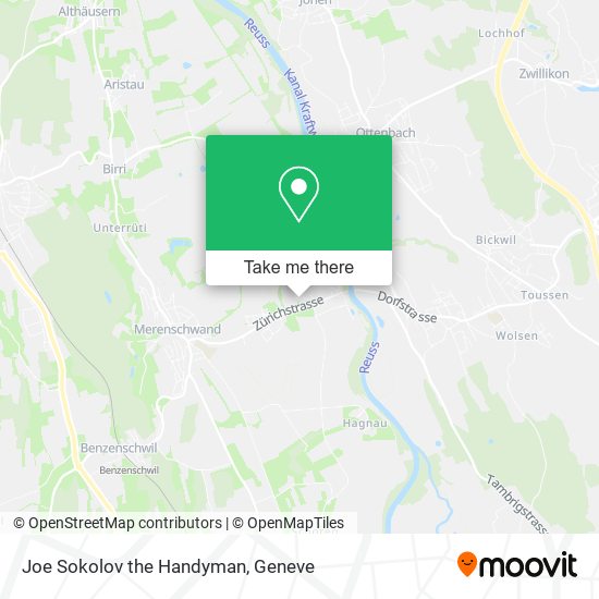 Joe Sokolov the Handyman map