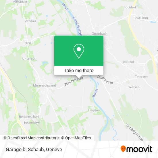 Garage b. Schaub map