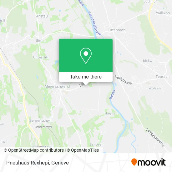 Pneuhaus Rexhepi map