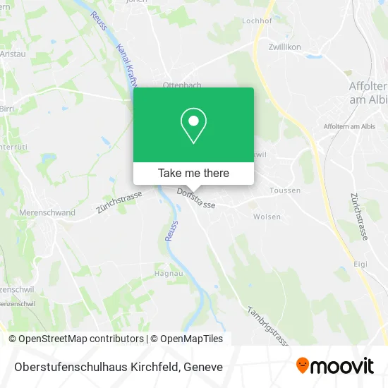 Oberstufenschulhaus Kirchfeld map