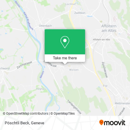 Pöschtli Beck map
