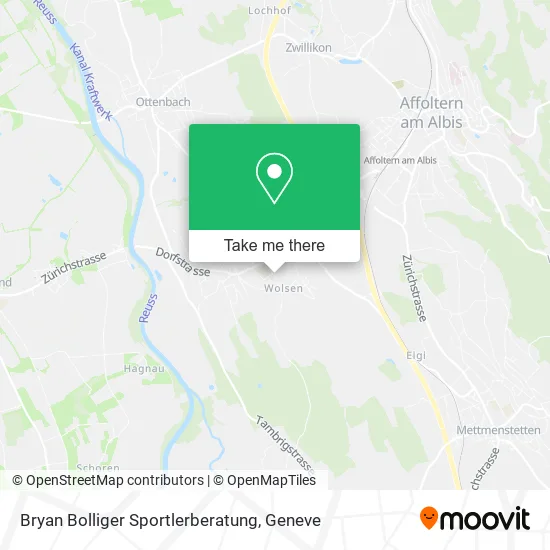 Bryan Bolliger Sportlerberatung map
