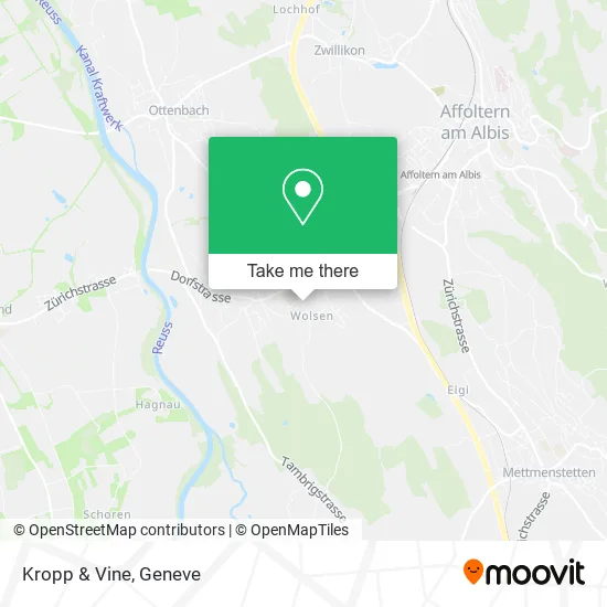 Kropp & Vine map