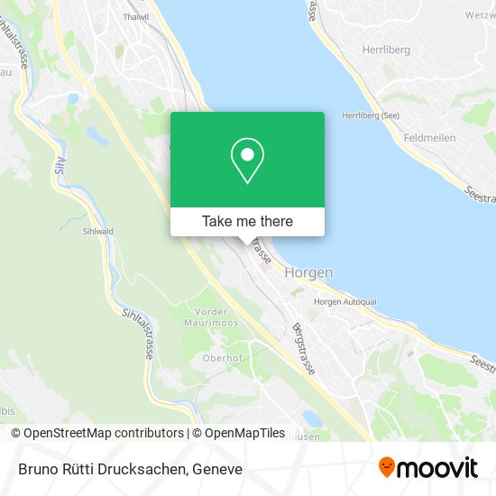 Bruno Rütti Drucksachen map